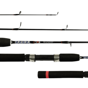 Com versões Inteiriça, 1 Parte e 2 Partes, a BANDIT SPIN tem estrutura Blank maciço, fabricado em Fiberglass (polímero reforçado com fibra de vidro) garantindo resistência a tração, flexão e impacto às suas pescarias.